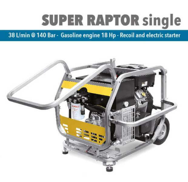 super-raptor-gidravlicheskaya-stanciya Super Raptor гидравлическая станция бензиновая